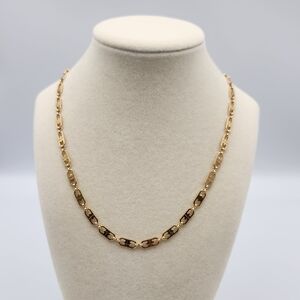 Elegant Gold Tone Chain Necklaces